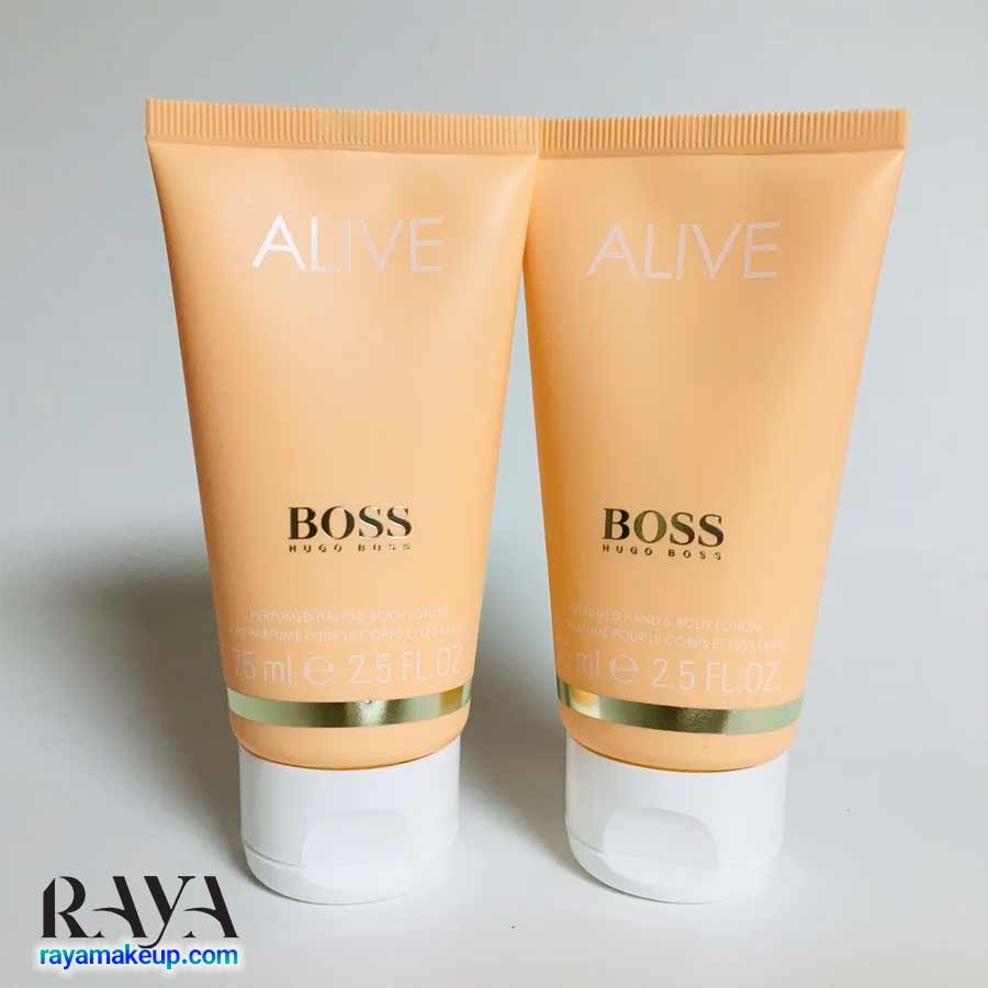 لوسیون دست و بدن معطر زنانه هوگو باس مدل الایو Hugo Boss Alive perfumed hand & body lotion