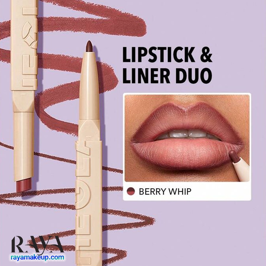 رژ لب و خط لب دو طرفه مات شیگلم Sheglam Glam 101 Lipstick & Liner Duo