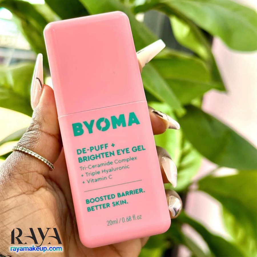 ژل دورچشم ضد پف و روشن کننده و آبرسان بایوما Byoma De-puff + Brighten Eye Gel
