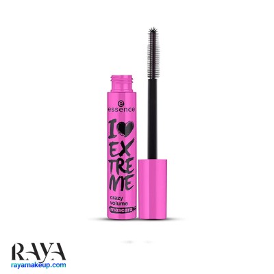 ریمل اسنس صورتی مدل آی لاو اکستریم کریزی والیوم رنگ مشکی (اصل خرید اروپا)