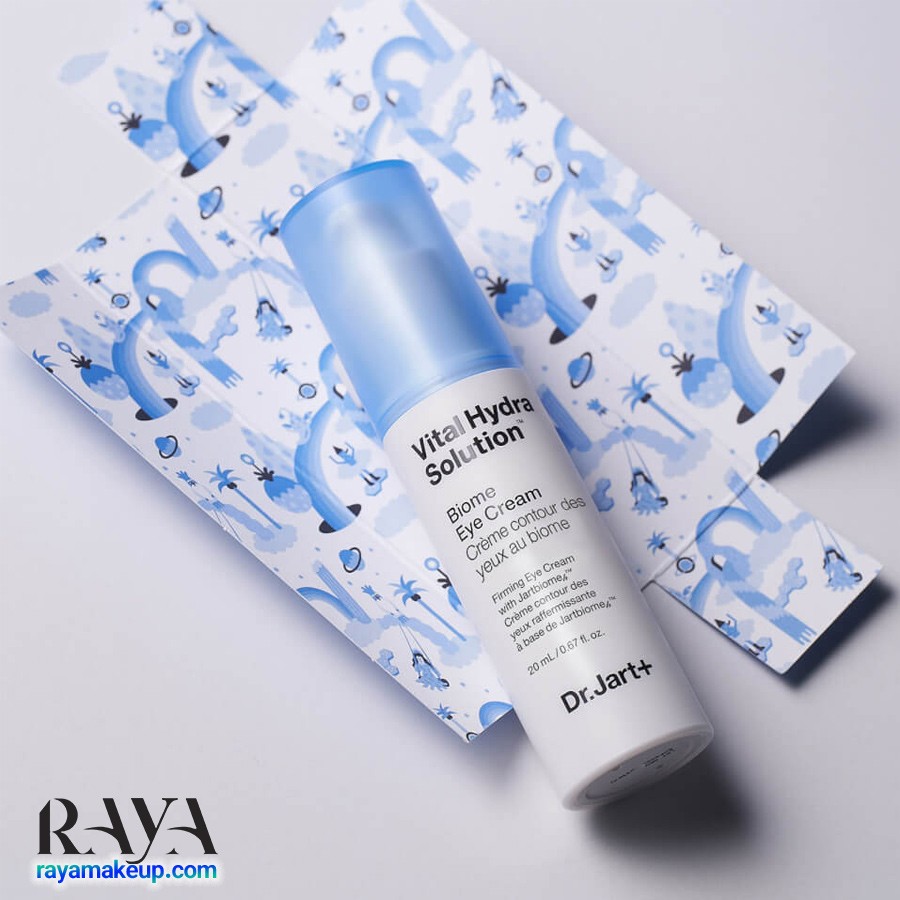 کرم دور چشم آبرسان و روشن و سفت کننده ویتال هیدرا سولوشن دکتر جارت DR.JART+ Vital Hydra Solution Biome Eye Cream 