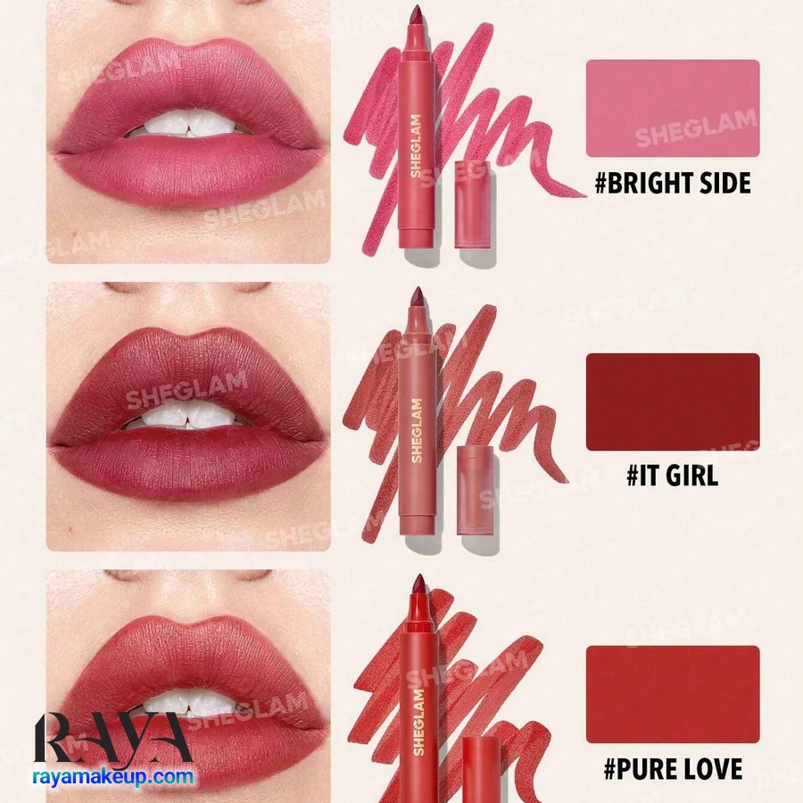 تینت لب ماژیکی مدل لاو استیند لیپ تینت مارکر شیگلم Sheglam Love Stained Lip Tint Marker