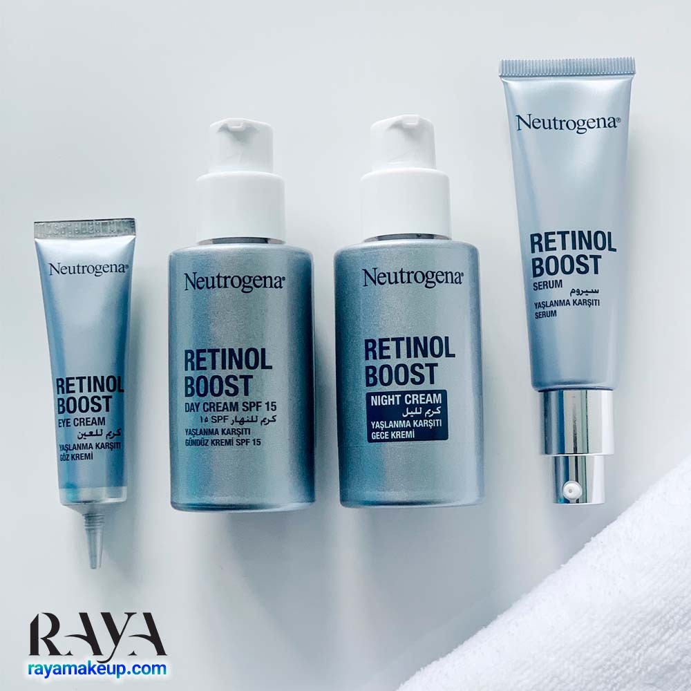 سرم جوانساز و ضد چروک صورت رتینول بوست نوتروژینا Neutrogena Retinol Boost Yaşlanma Karşıtı Serum