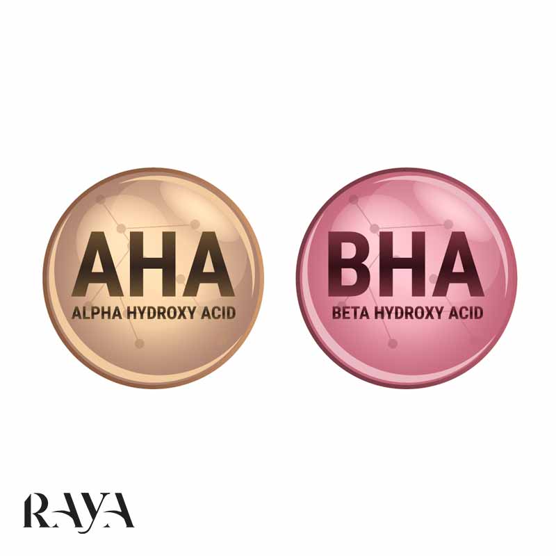 آلفاهیدروکسی اسید یا آ اچ آ (AHA) با بتاهیدروکسی اسید یا بی اچ آ  (BHA)چه تفاوتی دارد؟ 