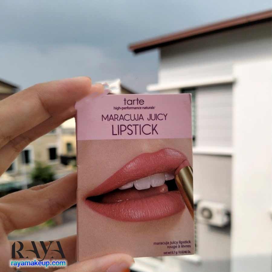 رژ لب جامد آبرسان و مغذی مدل ماراکوجا جویسی تارت Tarte Cosmetics Maracuja Juicy lipstick
