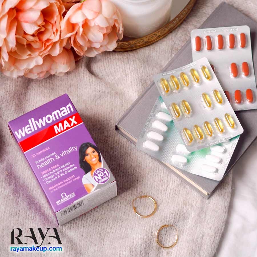 مکمل مولتی ویتامین زنانه ول وومن مکس ویتابیوتیکس Vitabiotics Wellwoman Max
