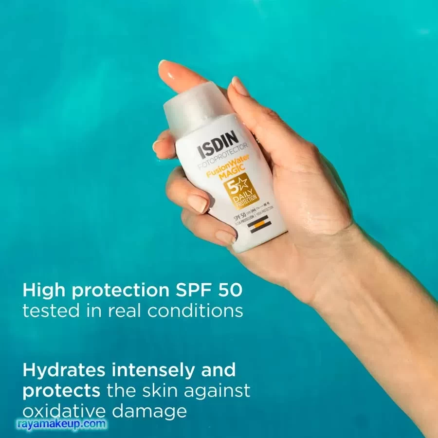 ضد آفتاب فوق العاده سبک فیوژن واتر مجیک ایزدین Isdin Fusion Water Magic SPF 50
