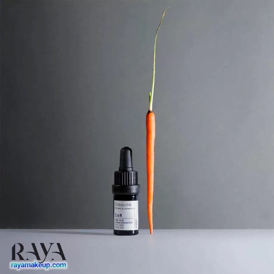 سرم کنسانتره مرطوب کننده و روشن کننده پوست حاوی روغن هویج وحشی اوداسیت Odacité Car Vital Glow Wild Carrot Serum Concentrate