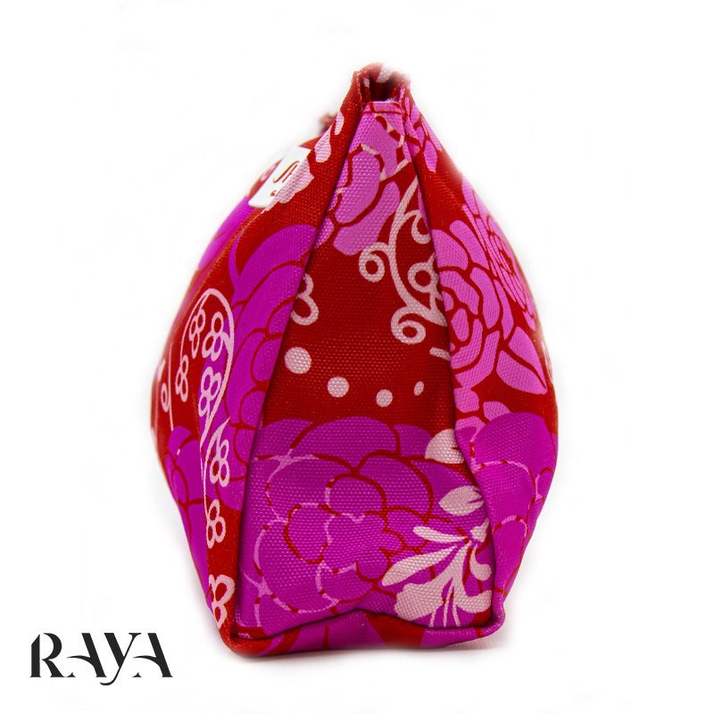 کیف لوازم آرایشی پارچه ای طرحدار شیسیدو Shiseido patterned fabric cosmetic bag