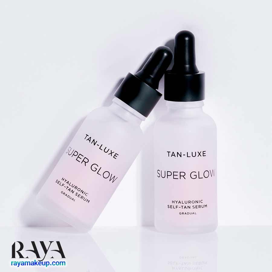 سرم آبرسان برنزه کننده و درخشان کننده پوست مدل سوپر گلو تان لوکس Tan-Luxe Super Glow Hyaluronic Self-Tan Serum