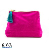 کیف لوازم آرایشی کازمتیک پوچ رنگ سرخابی