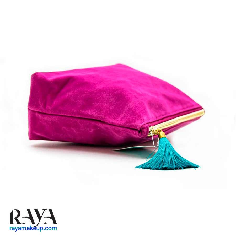 کیف لوازم آرایشی کازمتیک پوچ رنگ سرخابی