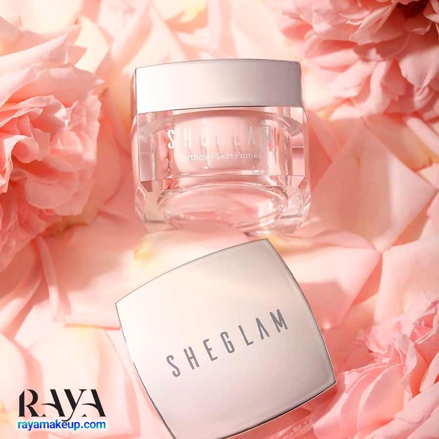 پرایمر صورت یکدست کننده و پوشاننده منافذ مدل برتدی اسکین شیگلم Sheglam Birthday Skin Primer-Pigment Perfector