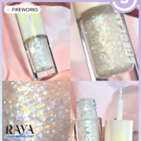 خط چشم و سایه چشم مایع گلیتر و براق مدل اینستا پارتی شیگلم رنگ Fireworks
