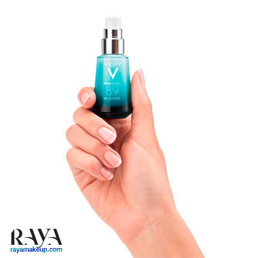 ژل کرم آبرسان و ترمیم کننده پوست ‌دور چشم مینرال 89 ویشی Vichy Minéral 89 Eyes Hyaluronic Acid Eye Fortifier