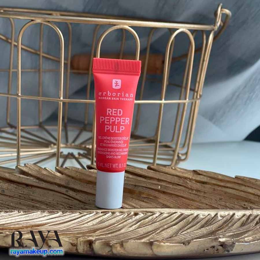 کرم مرطوب کننده صورت رد پپر پالپ حاوی عصاره فلفل قرمز اربورین Erborian Red Pepper Pulp Creme 