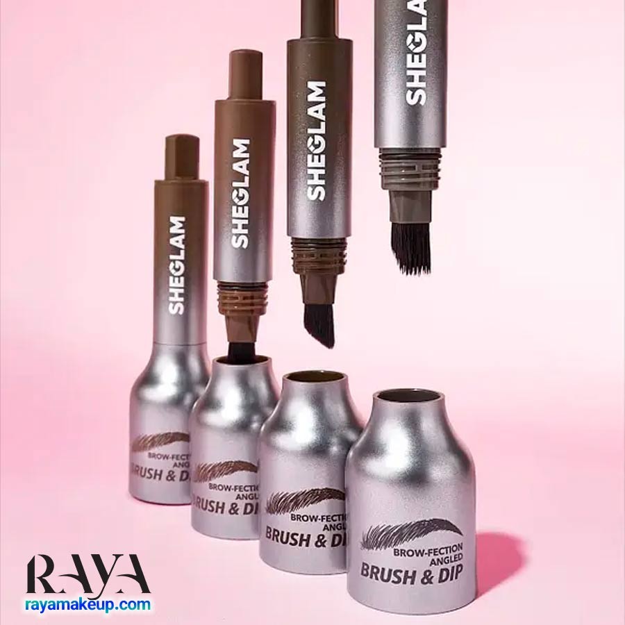 براش و هاشور ابرو زاویه دار شیگلم Sheglam Brow-Fection Angled Brush & Dip