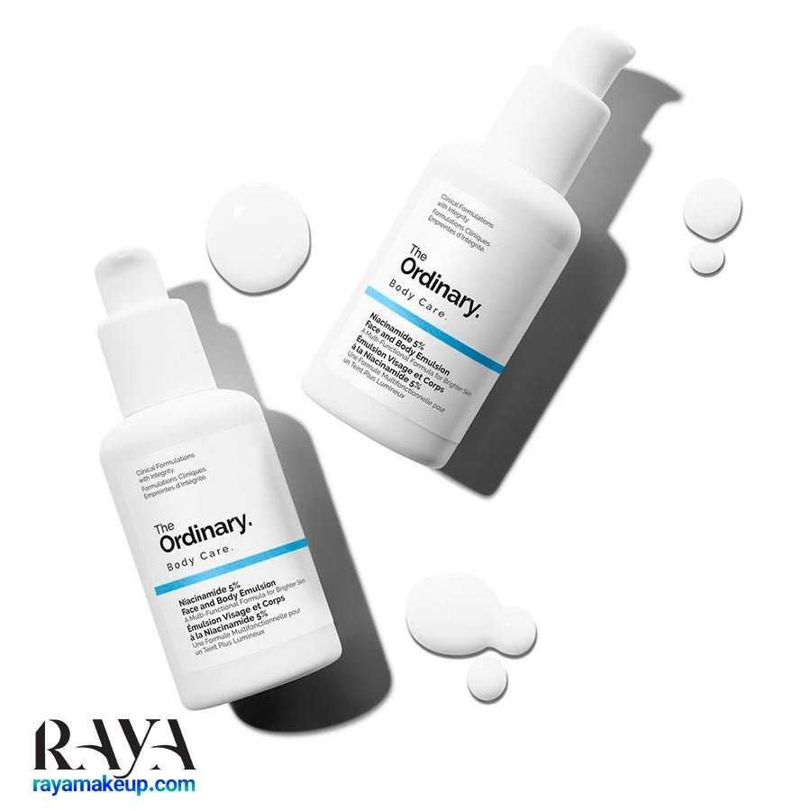 امولسیون نیاسینامید 5% صورت و بدن اوردینری The Ordinary Niacinamide 5% Face and Body Emulsion