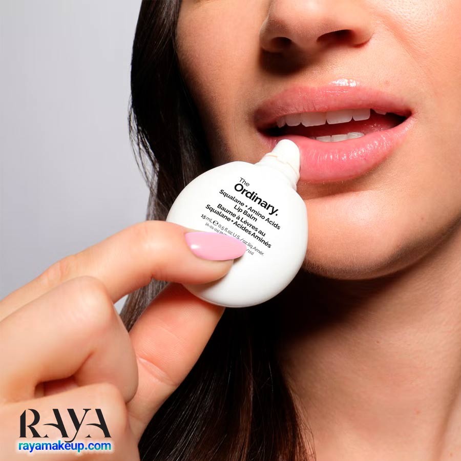 بالم لب اوردینری حاوی اسکوالان و آمینو اسید  The Ordinary Squalane + Amino Acids Lip Balm