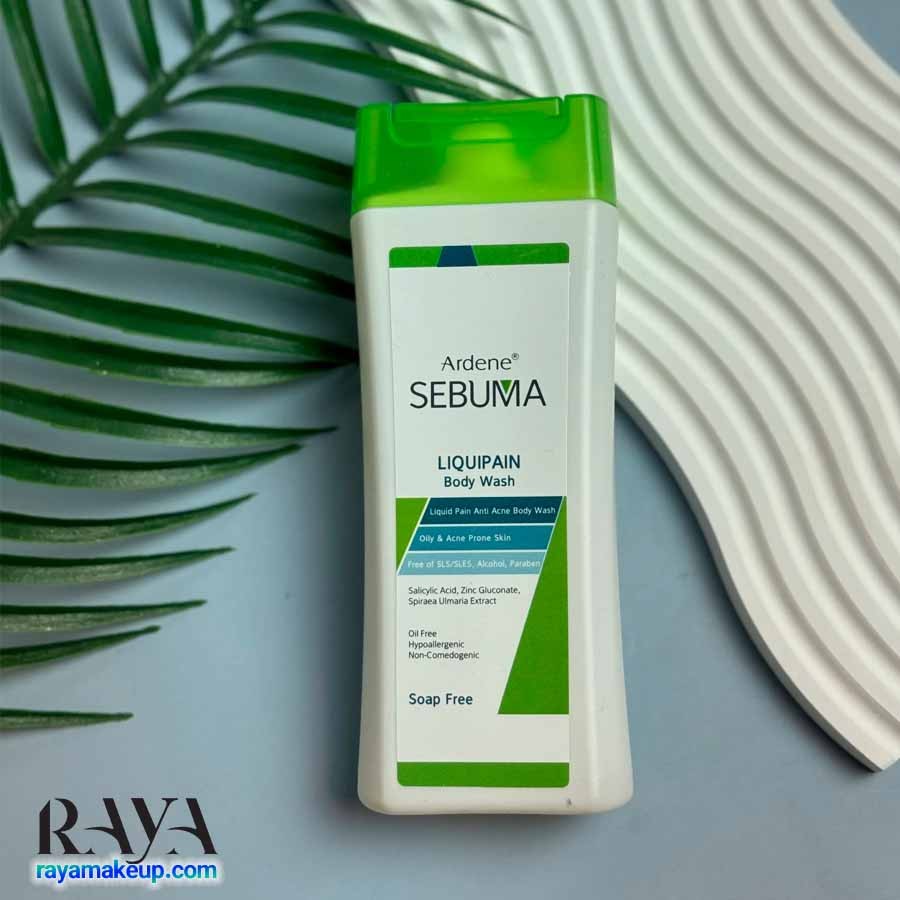 شامپو بدن غیر صابونی و ضد جوش مدل سبوما لیکوئی پن آردن مناسب پوست چرب Ardene Sebuma Liquipain Body Wash