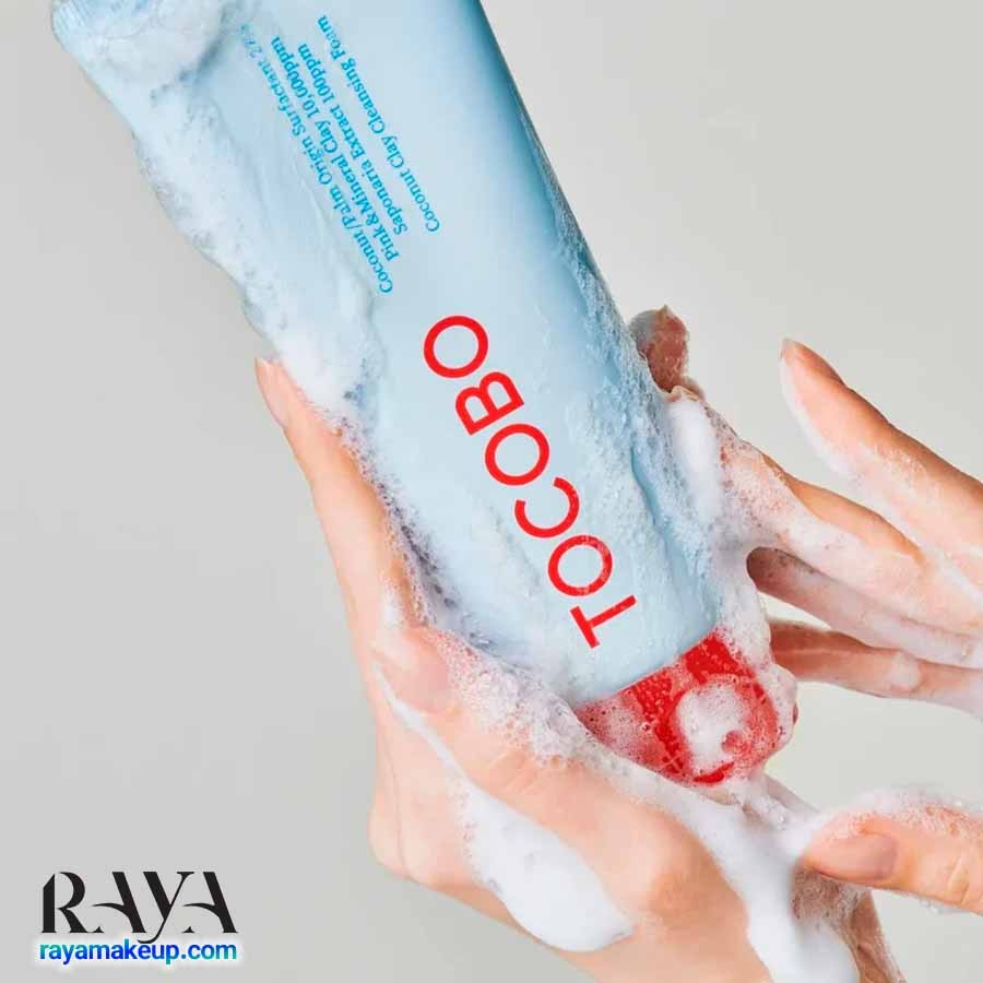 فوم شوینده و پاک کننده صورت حاوی خاک رس نارگیل توکوبو Tocobo Coconut Clay Cleansing Foam