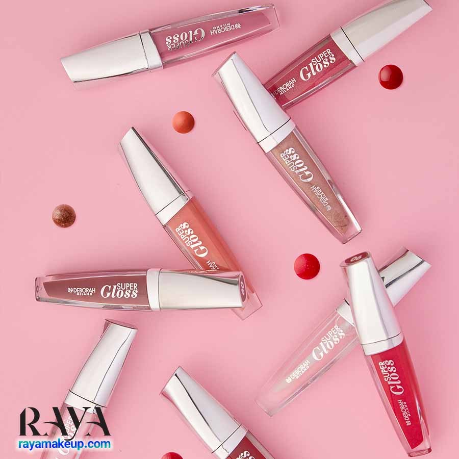 رژ لب مایع و براق حجم دهنده و آبرسان سوپر گلاس دبورا میلانو Deborah Milano Super Gloss 