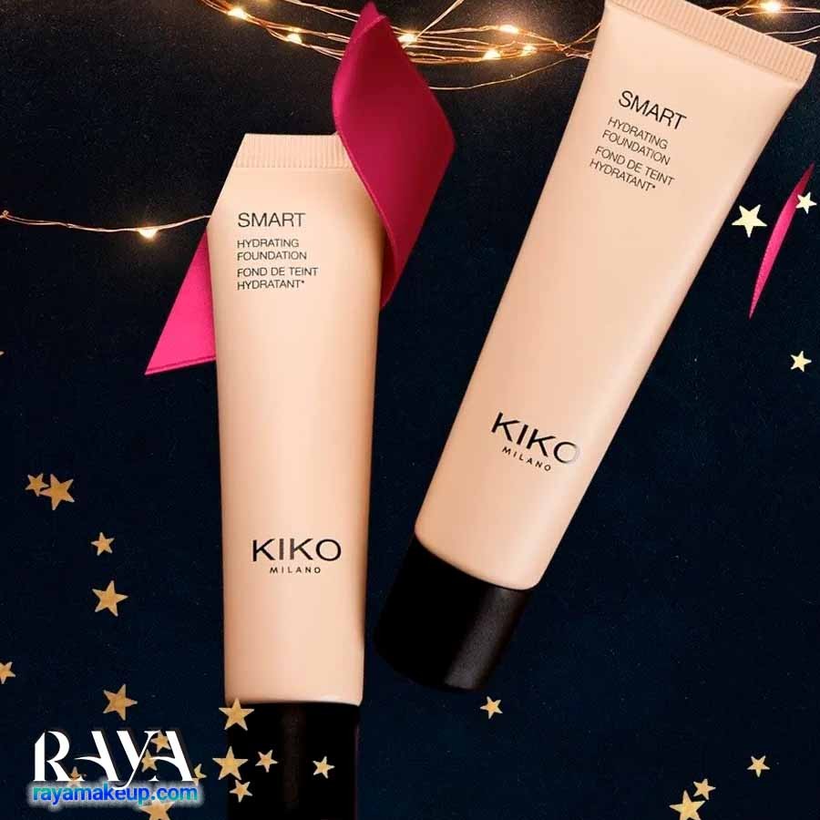 کرم پودر مایع آبرسان و مرطوب کننده پوست مدل اسمارت کیکو میلانو Kiko Milano Smart Hydrating Foundation 