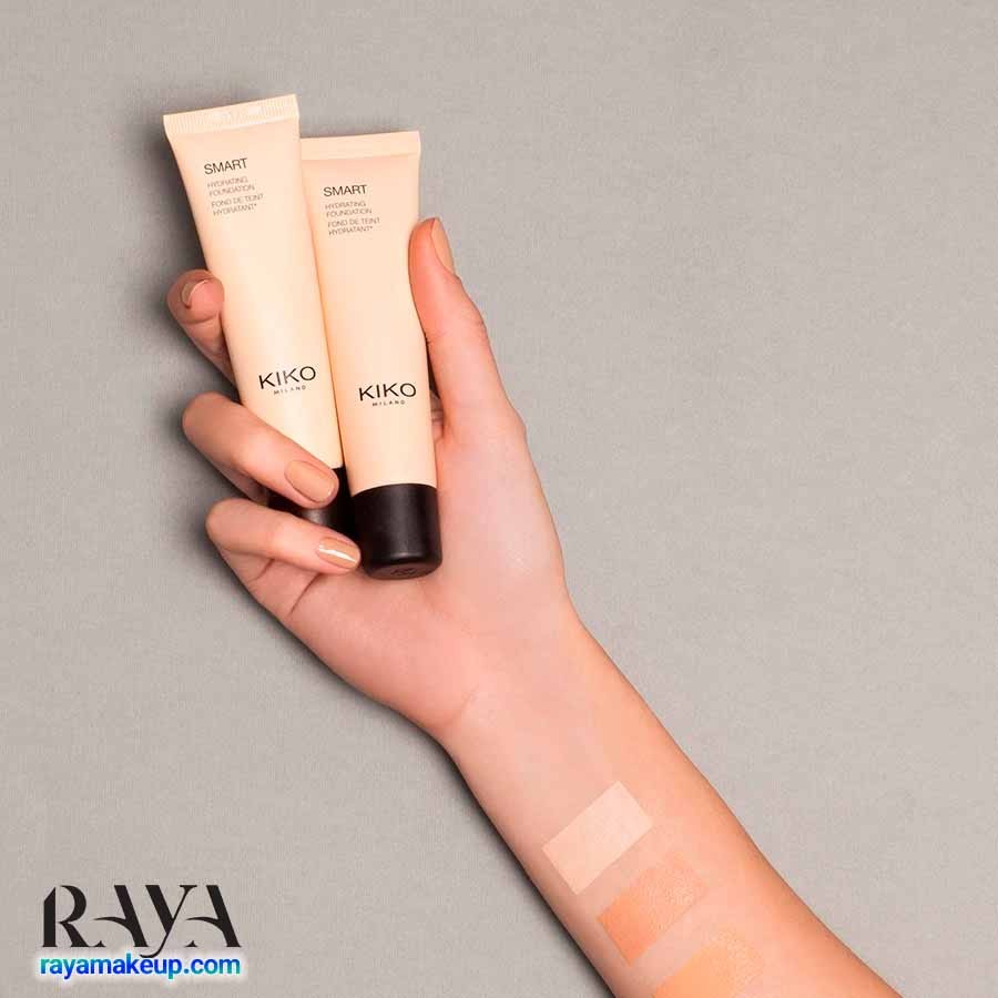 کرم پودر مایع آبرسان و مرطوب کننده پوست مدل اسمارت کیکو میلانو Kiko Milano Smart Hydrating Foundation 