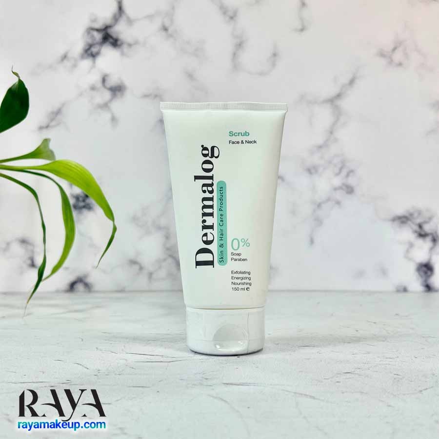 ژل اسکراب صورت و گردن درمالوگ Dermalog Scrub Face And Neck