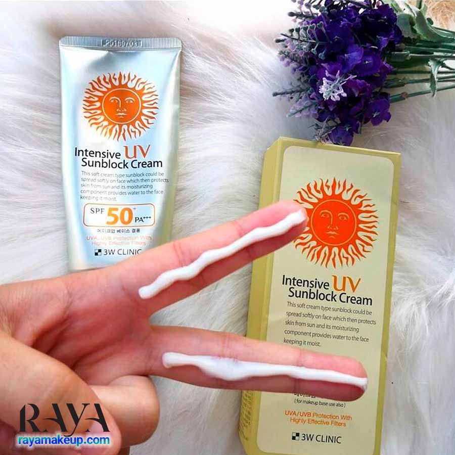 کرم ضد آفتاب قوی 3W کلینیک Dodo 3W Clinic Intensive UV Sunblock Cream