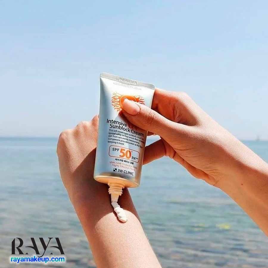 کرم ضد آفتاب قوی 3W کلینیک Dodo 3W Clinic Intensive UV Sunblock Cream