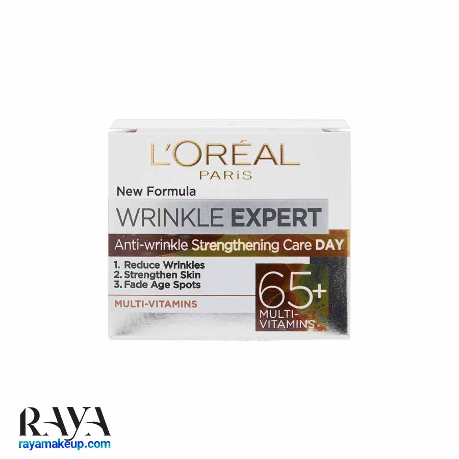 کرم روز ضد چروک مولتی ویتامین لورال پاریس رینکل اکسپرت L'Oréal Paris Wrinkle Expert 65+ Multivitamins Day Cream