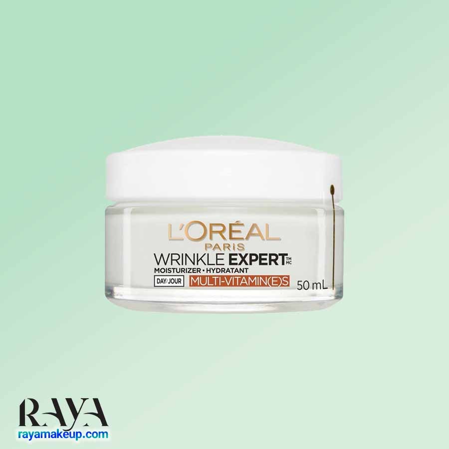 کرم روز ضد چروک مولتی ویتامین لورال پاریس رینکل اکسپرت L'Oréal Paris Wrinkle Expert 65+ Multivitamins Day Cream