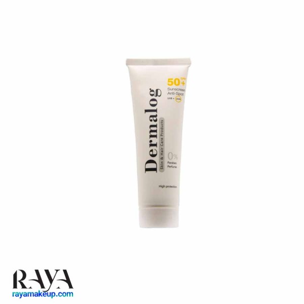 تصویر کرم ضد آفتاب ضد لک و روشن کننده پوست درمالوگ با  SPF 50+
