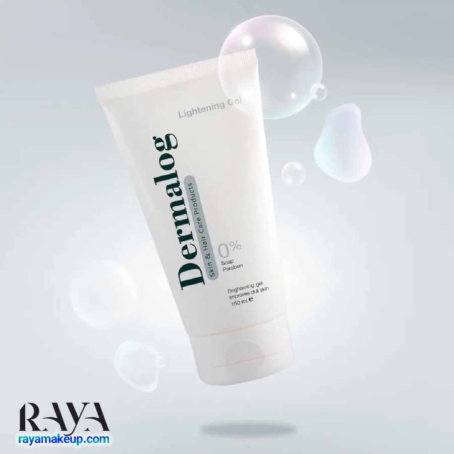 ژل شستشوی صورت ضد لک و روشن کننده درمالوگ مدل لایتنینگ Dermalog Lightening Gel