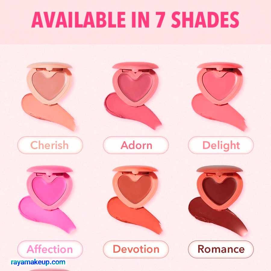 رژگونه قلبی کرمی شیگلم مدل پلیینگ کوپید  Sheglam Playing Cupid Cream Blush