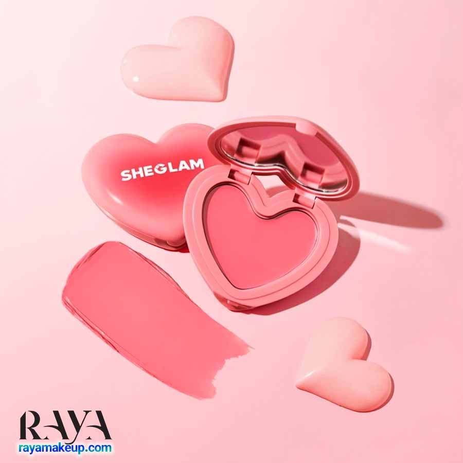 رژگونه قلبی کرمی شیگلم مدل پلیینگ کوپید  Sheglam Playing Cupid Cream Blush