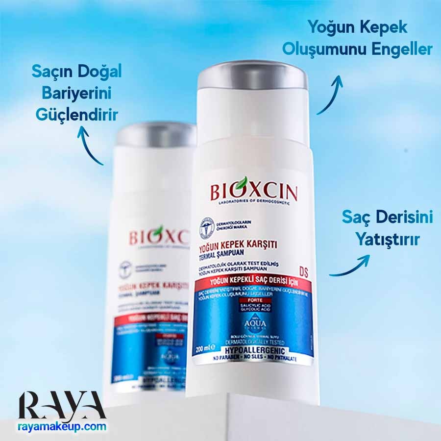 شامپو ضد شوره قوی بیوکسین مدل آکوا ترمال Bioxcin Aqua Thermal Shampoo