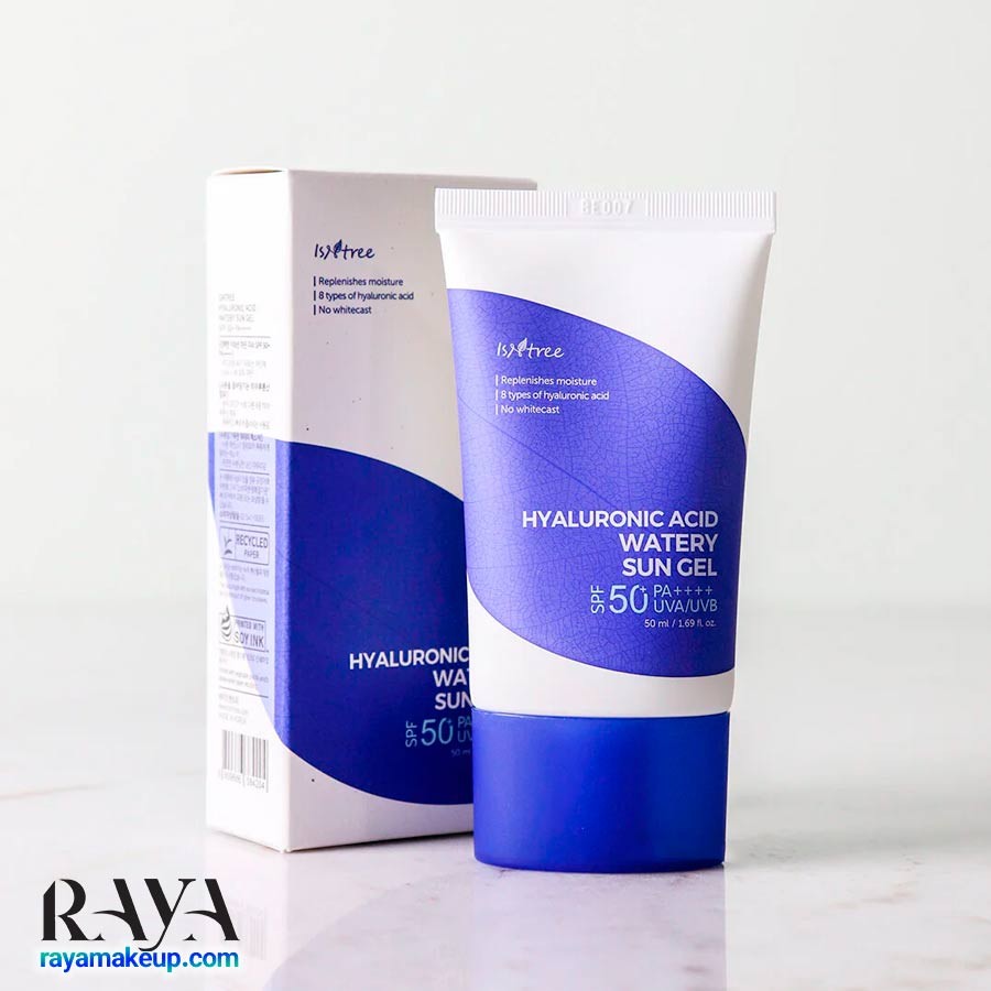 ضد آفتاب هیالورونیک اسید واتری سان ژل ایزنتری ++++ Isntree Hyaluronic Acid Watery Sun Gel SPF50+ PA