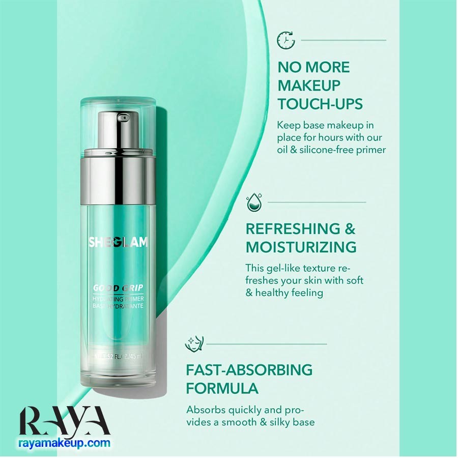 پرایمر آبرسان صورت شیگلم مدل گود گریپ  Sheglam Good Grip Hydrating Primer