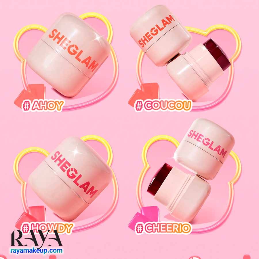 تینت لب و گونه ژله ای شیگلم مدل ژلی لیسیوس Sheglam Jelly-Licious Hydrating Lip & Blush Tint