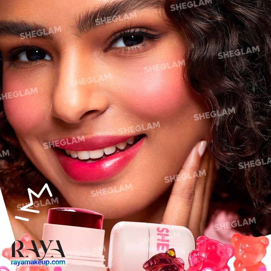 تینت لب و گونه ژله ای شیگلم مدل ژلی لیسیوس Sheglam Jelly-Licious Hydrating Lip & Blush Tint