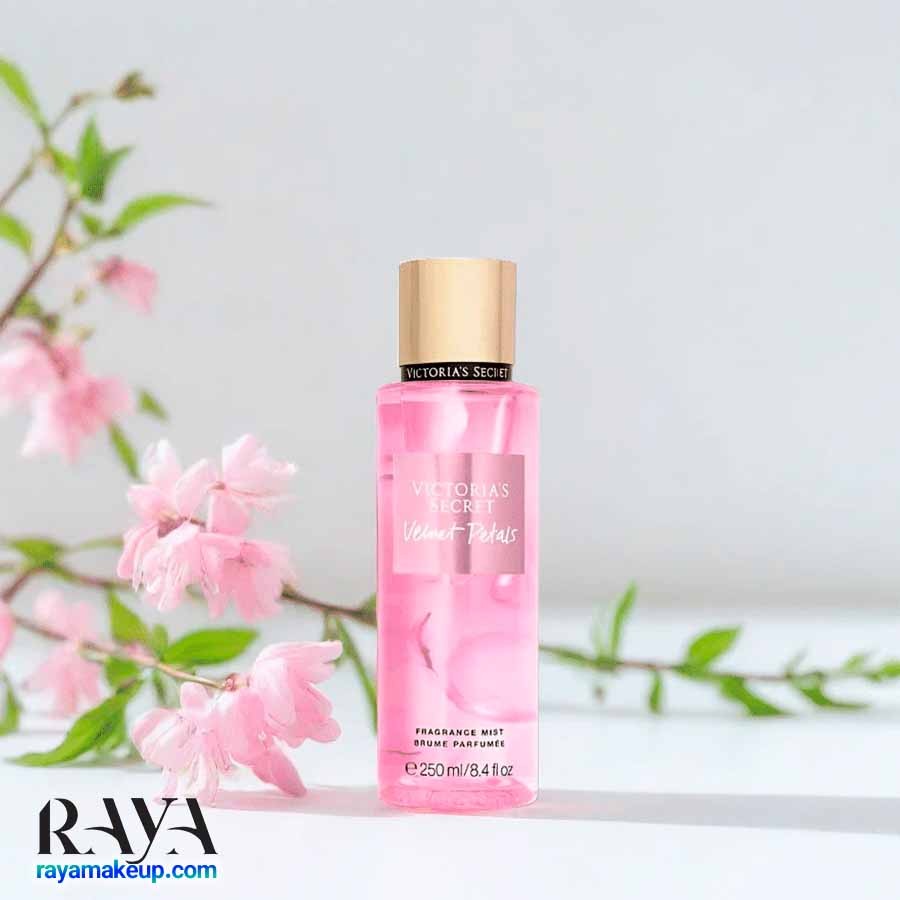 بادی اسپلش ویکتوریا سکرت مدل ولوت پتالز Victoria's Secret Velvet Petals Fragrance Body Mist