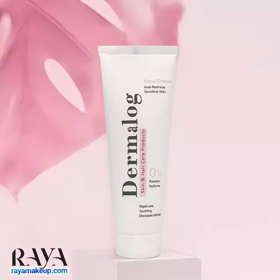 کرم ضد قرمزی و ترمیم کننده پوست حساس درمالوگ Dermalog Anti Redness Sensitive Skin Face Cream