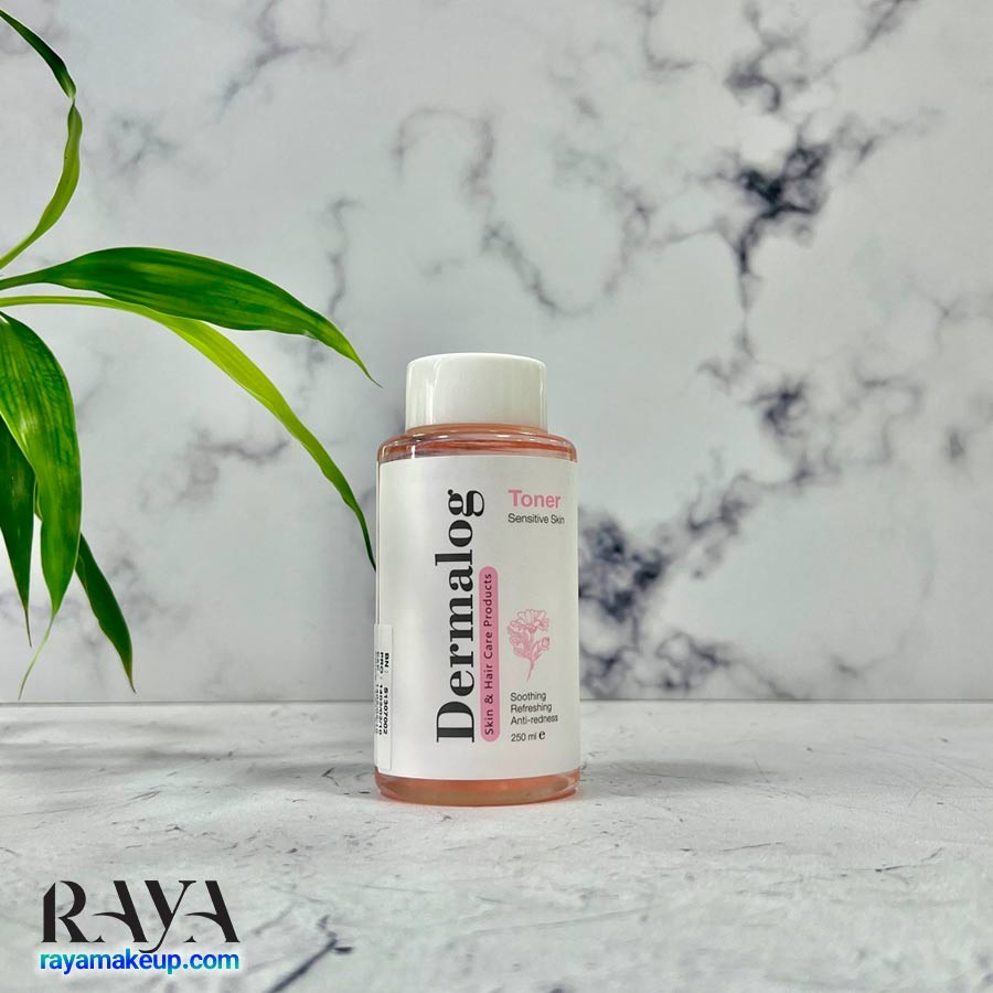 تونر تسکین دهنده و شاداب کننده درمالوگ مناسب پوست حساس  Dermalog Sensitive Skin Toner 