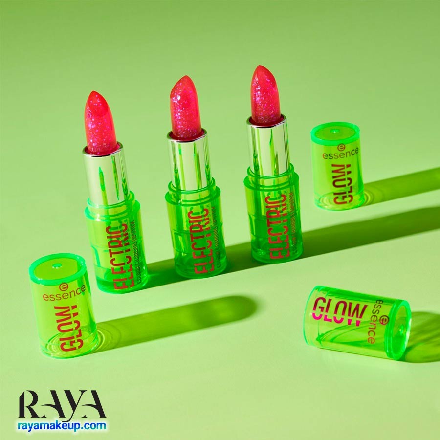 رژ لب حرارتی تغییر دهنده رنگ اسنس مدل الکتریک گلو  Essence Electric Glow Colour Changing Lipstick 