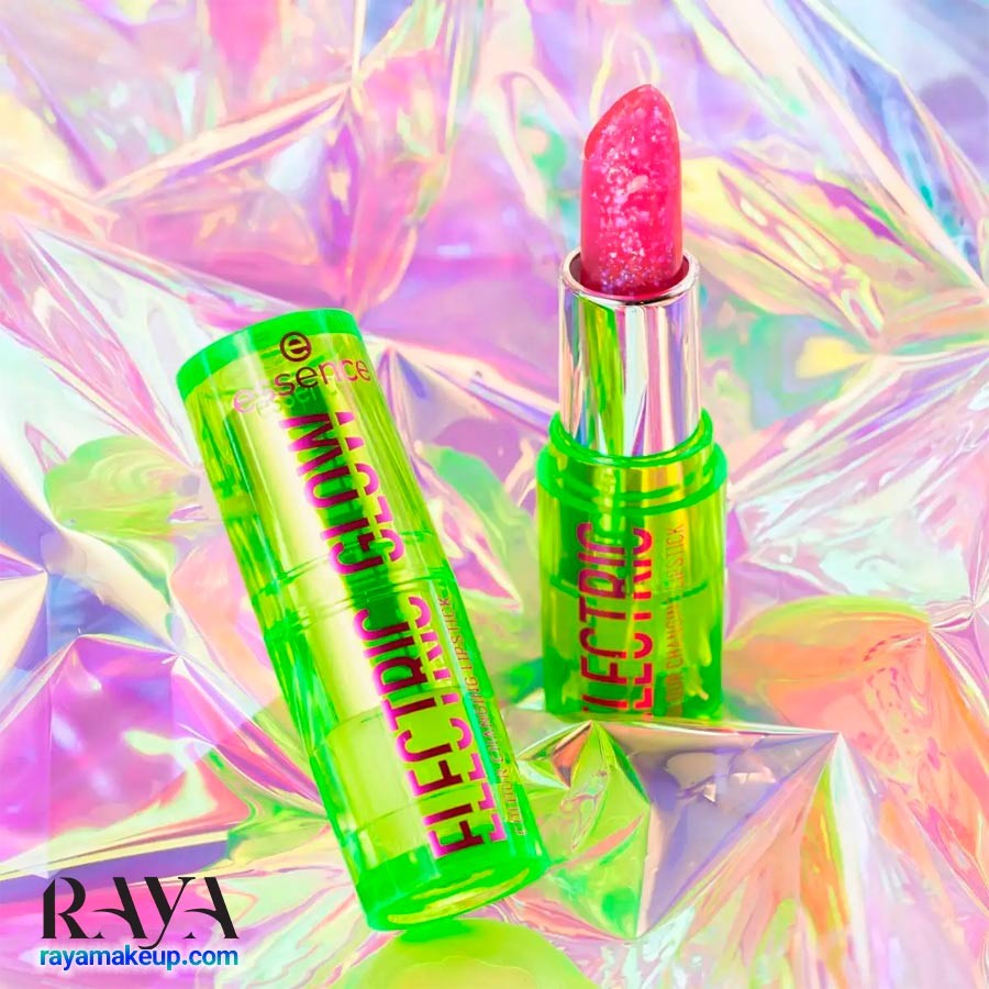 رژ لب حرارتی تغییر دهنده رنگ اسنس مدل الکتریک گلو  Essence Electric Glow Colour Changing Lipstick 
