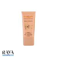 ضد آفتاب کرم پودری و پرایمری سان سیف فاقد چربی با SPF50 