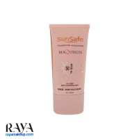 ضد آفتاب کرم پودری و پرایمری سان سیف فاقد چربی با SPF50 رنگ ROSE GOLD BEIGE