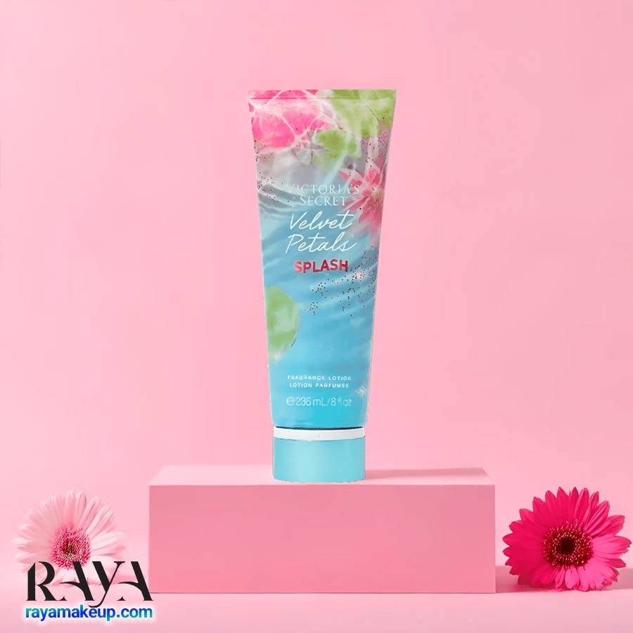 لوسیون بدن خوشبو کننده ویکتوریا سکرت مدل ولوت پتالز اسپلش Victoria’s Secret Velvet Petals Splash Body Lotion